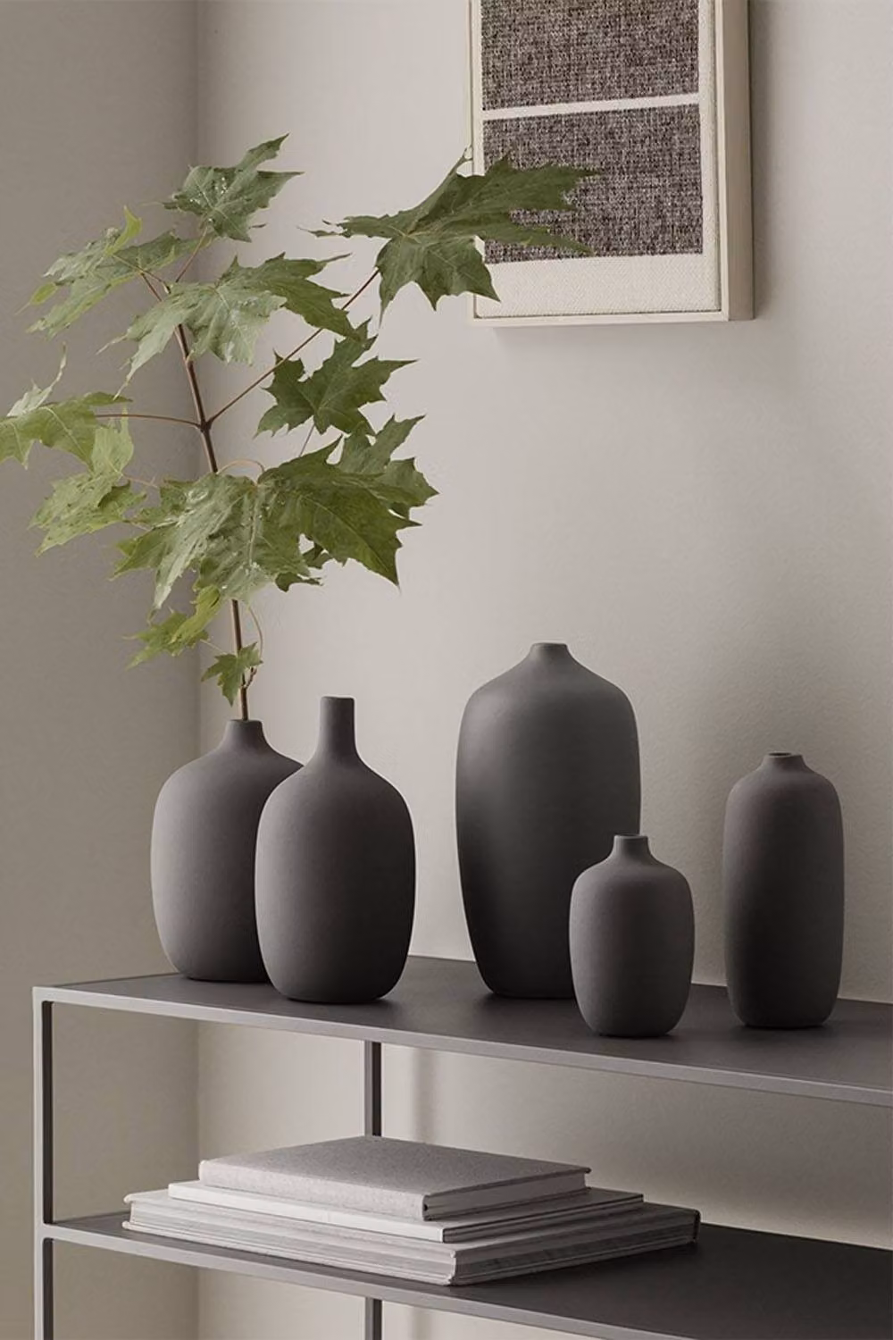 Blomus Ceola Ceramic Vase in Grey, Height: 25 cm – 2
