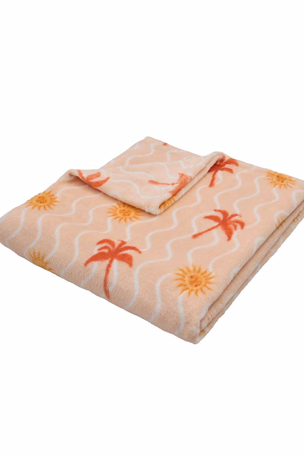 Fusion Soleil Fleece Throw in Coral, W/D/H: 120 x 150 cm – 2