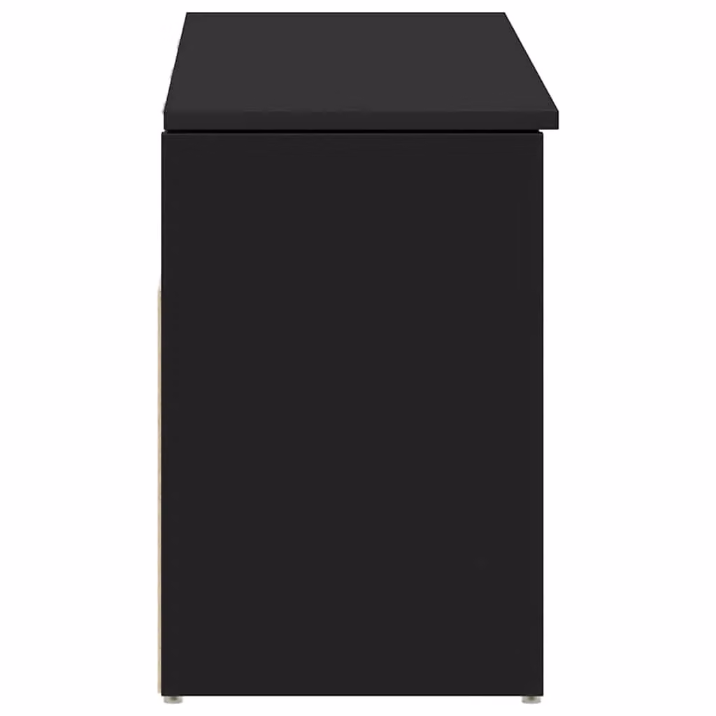 Berkfield Home Black Shoe Bench and Shoe Rack, W/D/H: 102 x 30.5 x 45 cm – 3