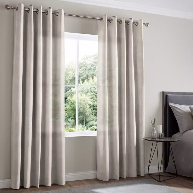 Terrys Eloise Made to Measure Sheer Voile Curtain Panel in Beige