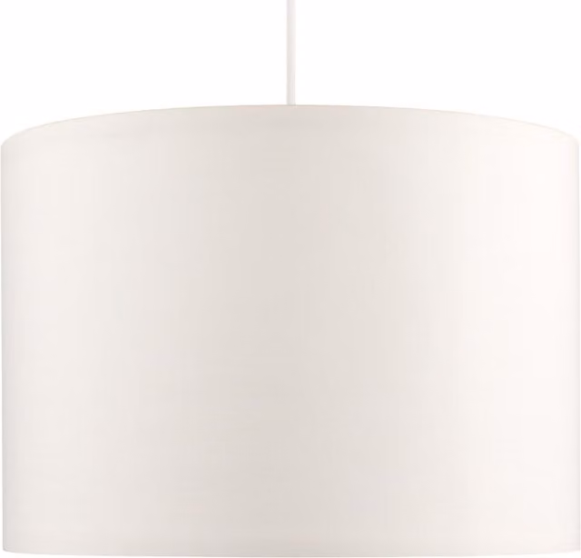 ValueLights Reni Modern Fabric Cylinder Ceiling Pendant Shade in Beige, Yellow or White