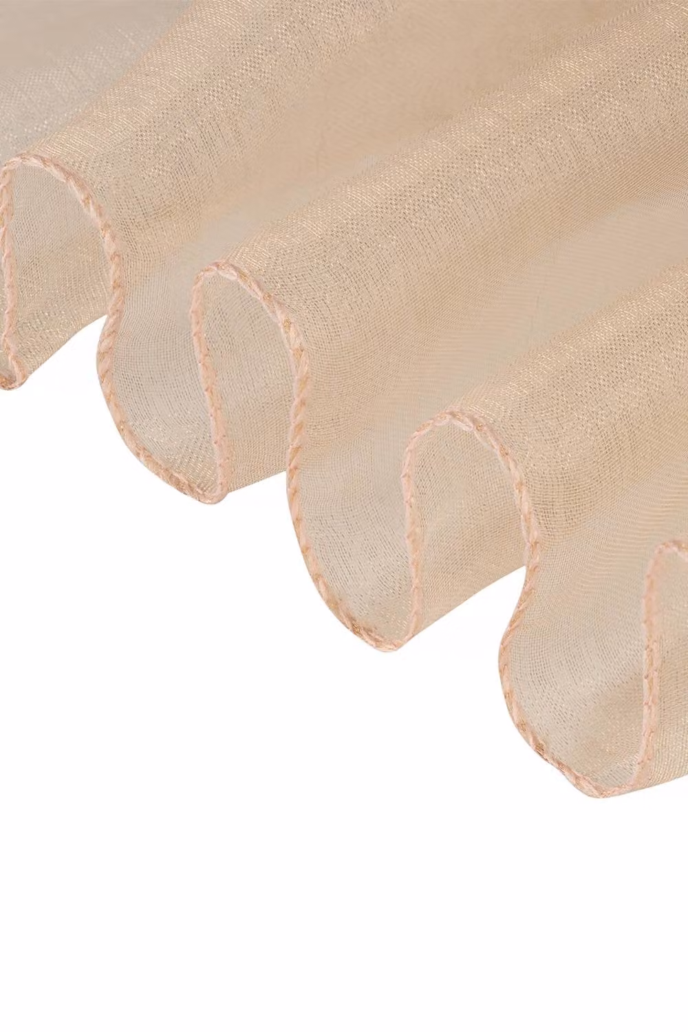 Neel Blue Peach Organza Chair Sashes for Party Decoration, W: 17 cm, L: 280 cm – 2