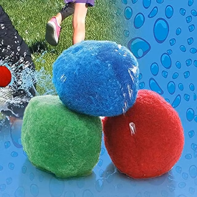 UMKYTOYS Reusable XL Red Water Balloons for Kids