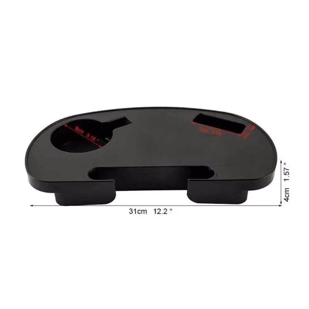 EONLION Black Folding Gravity Sun Lounger with Tray Holder – 1