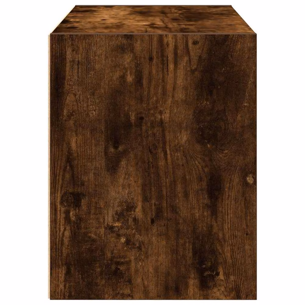 Berkfield Home Smoked Oak Cabinet with 2 Drawers in Brown, W: 60 cm, D: 31 cm, H: 40 cm – 4