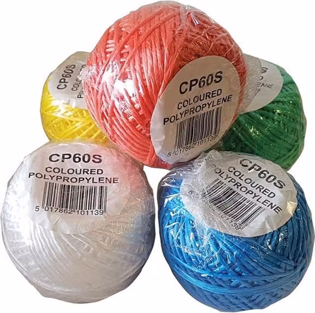 Universal Textiles Polypropylene Plastic Shop Twine in Multicolour