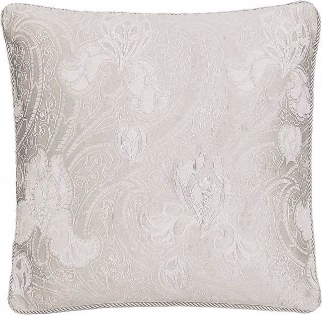 Sanderson Ashbee Floral Square Cushion, Beige, W/D/H: 40 x 40 x 40 cm