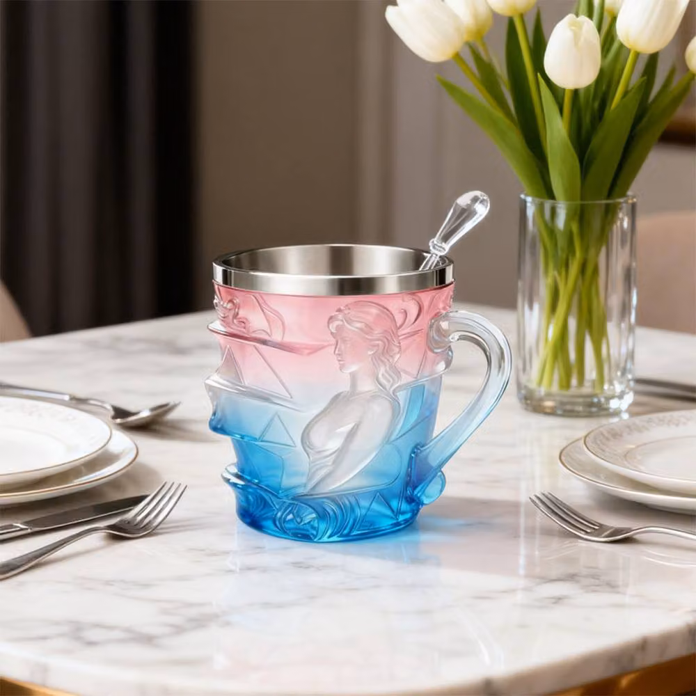Quipulse Style 1 Creative Gradient Colored Glaze Mug in Blue, Pink and Multicolour – 2