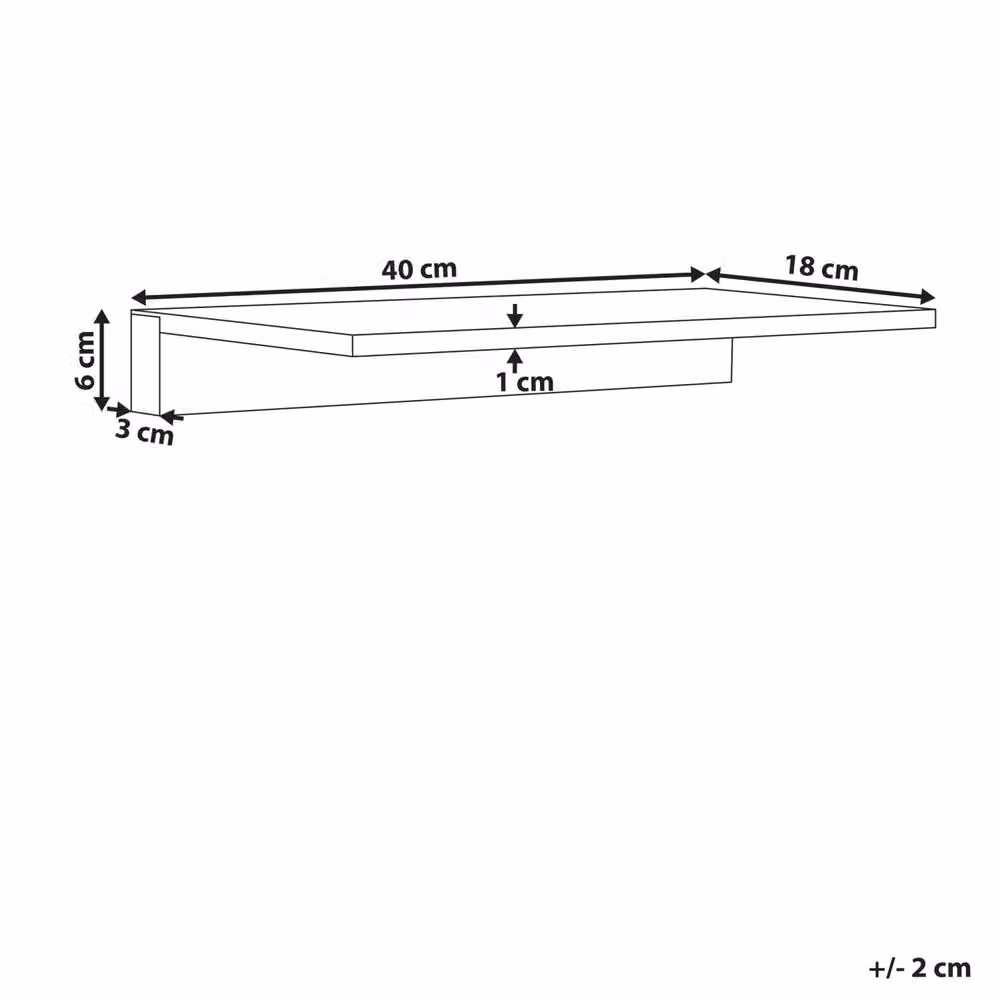 Wyld and Coco Modern White LED Aluminium Picture Light for Bathroom Mirrors, W/D/H: 40 x 18 x 6 cm – 2