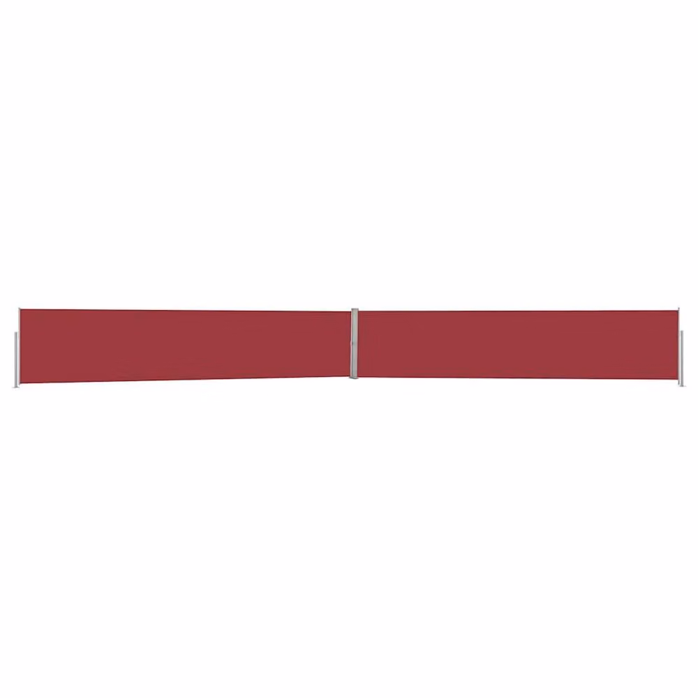 Berkfield Home Red Retractable Side Awning for Patio, W/H: 1200 x 140 cm – 3