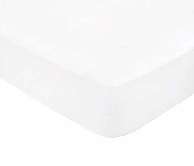 Bedeck of Belfast Fine Linens 1951 Luxury 600 Thread Count Egyptian Cotton Double Fitted Sheet, White, W/D/H: 140 x 200 cm – 1