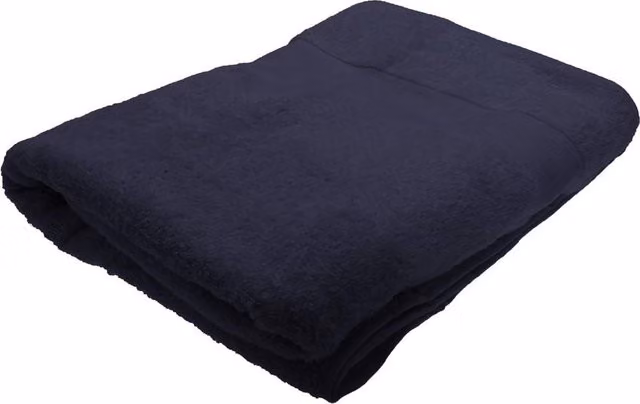 Jassz Premium Heavyweight Cotton Bath Sheet in Navy Blue – 1