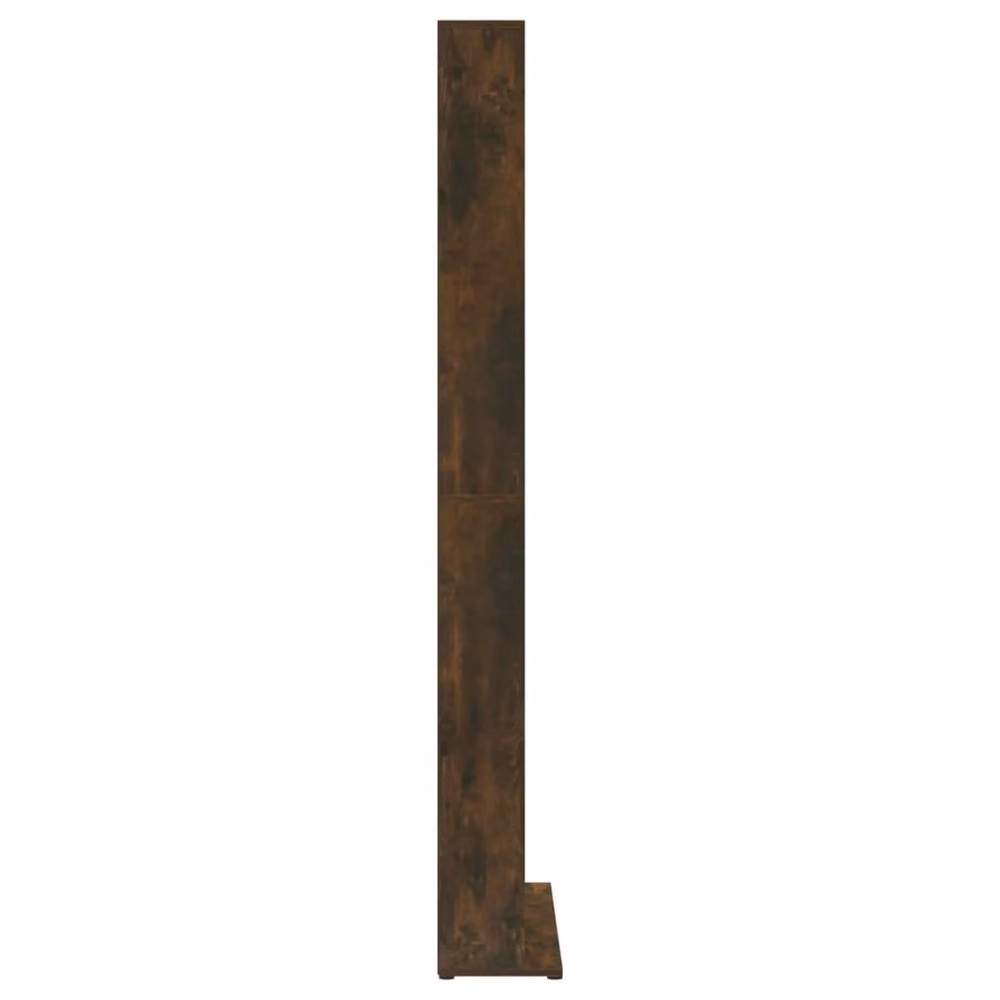 Berkfield Home CD Cabinet in Smoked Oak Brown, W/D/H: 102 x 23 x 177.5 cm – 4