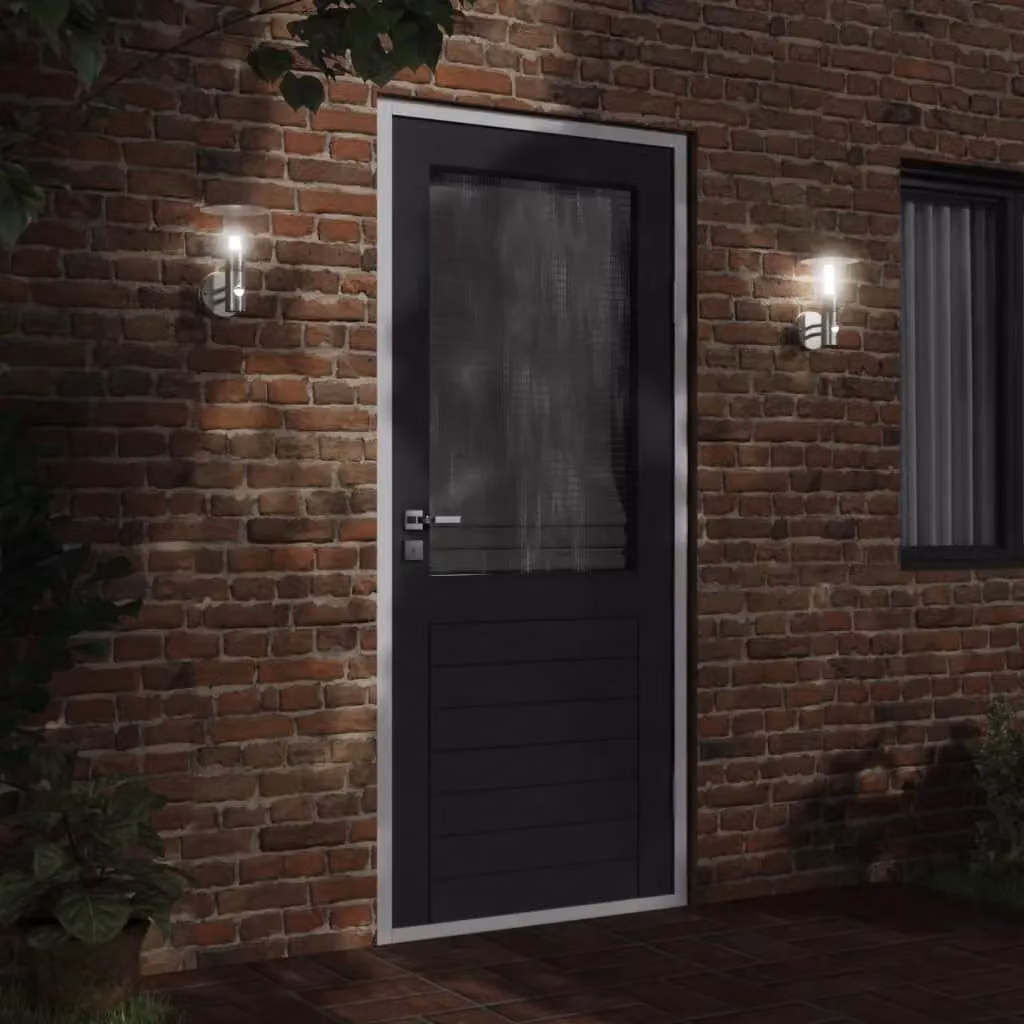 Berkfield Home Silver Stainless Steel Outdoor Wall Light with Motion Sensor – 2