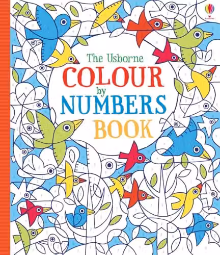 Usborne Colour by Numbers Multicolour Paper Book