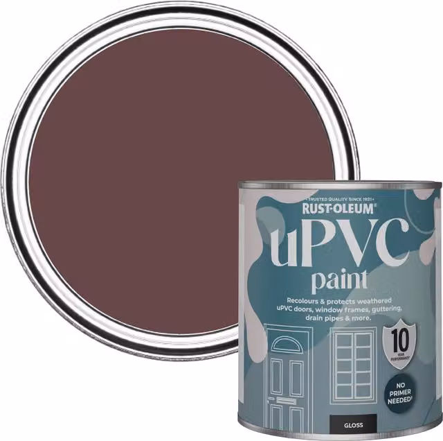 Rust-Oleum UPVC Paint in Gloss Finish, Mulberry Street Purple, 0.75 l