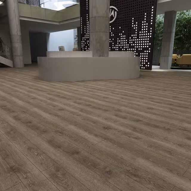Durova Brown Wood Look SPC Click System Flooring Plank