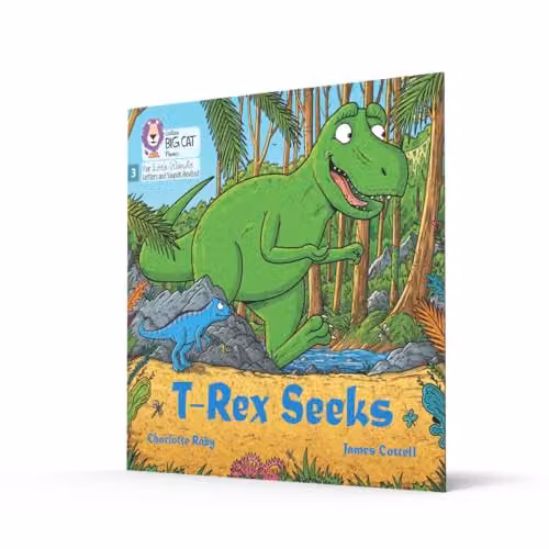 Collins T-Rex Seeks: Phase 3 Set 1 Blending Practice Big Cat Phonics for Little Wandle Letters and Sounds Revised Multicolour Paper Book – 2