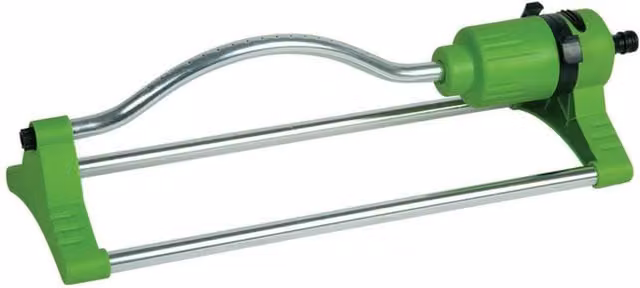 Gr8 Garden Oscillating Rectangular Bar Sprinkler with Flow Control, Green