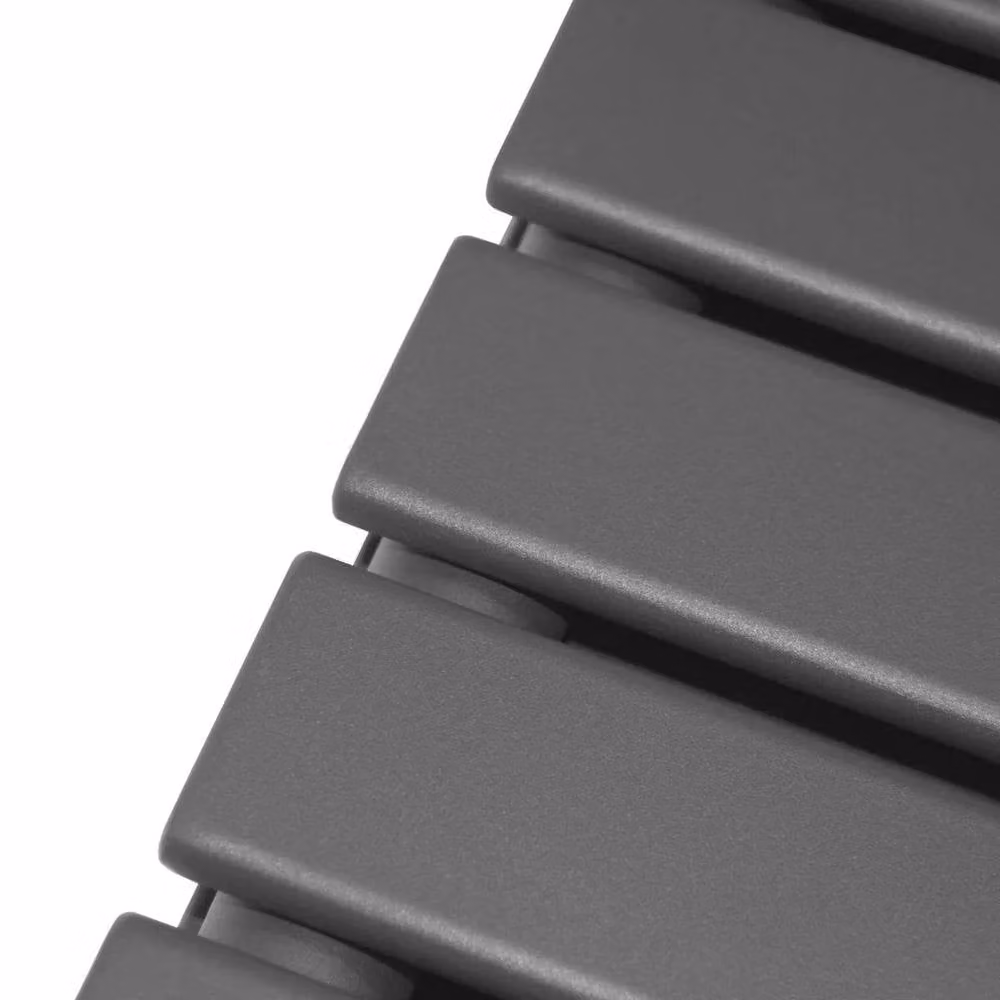 Monstershop Designer Steel Flat Panel Radiator in Anthracite Grey, W: 160 cm, H: 28 cm – 7