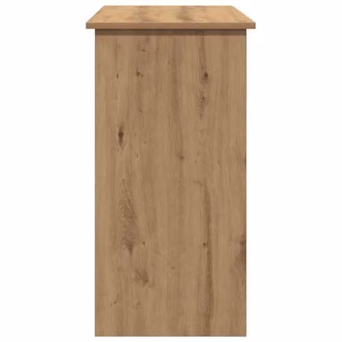 vidaXL Artisan Writing Desk in Oak Brown, W/D/H: 80 x 40 x 75 cm – 5