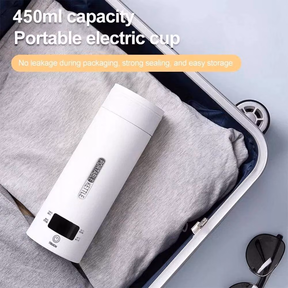 SPETLEK Portable Travel Electric Kettle, White, 450ml – 4