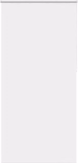 Berkfield Home White Blackout Roller Blind, Thermal Insulating Polyester Fabric, W: 110 cm, H: 210 cm
