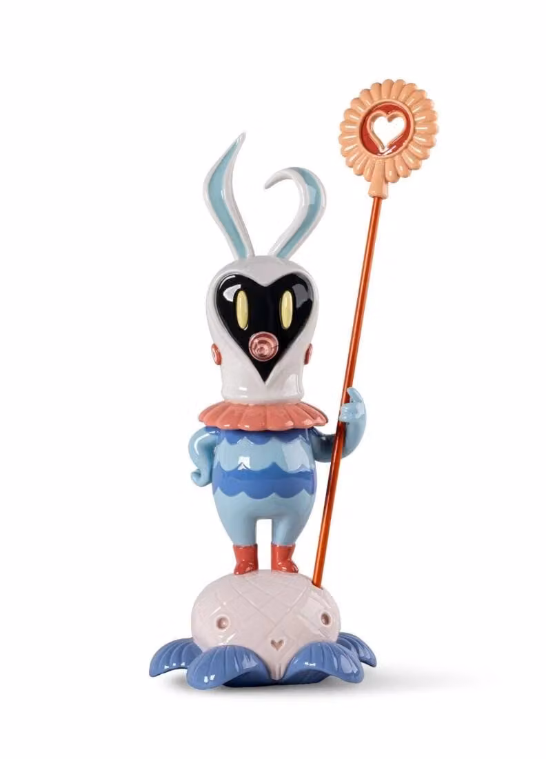 Lladró Soul Rider Limited Edition Porcelain Sculpture in Blue and Multicolour