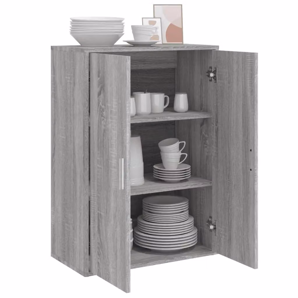 Berkfield Home Grey Sonoma Sideboard in Engineered Wood W/D/H: 60 x 31 x 84 cm – 2