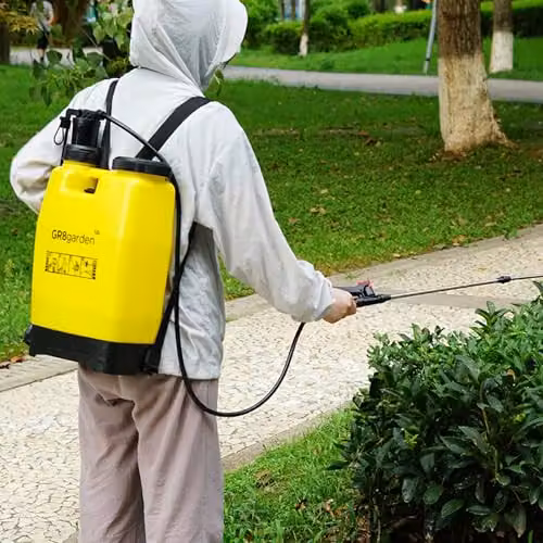Gr8 Garden Yellow 12 Litre Manual Backpack Pressure Sprayer with Lance – 5
