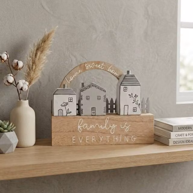 Garden Greatness Multicolour Wooden Family Is Everything Moments Houses Plaque