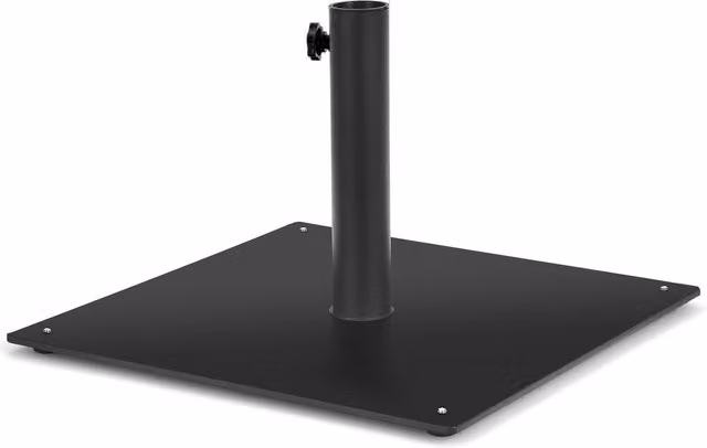 COSTWAY Weather-proof Steel Parasol Holder in Black