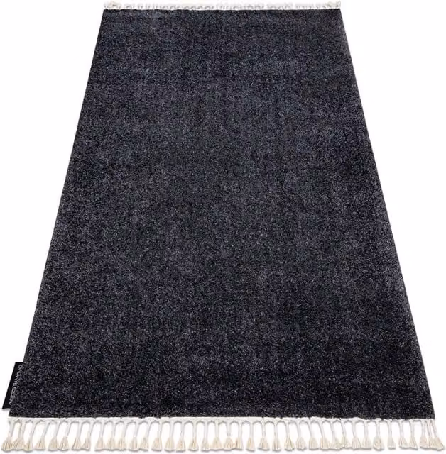 RugsX Berber Geometric Boho Rug in Grey, W: 200 cm, D: 290 cm