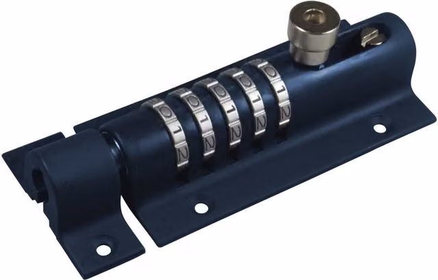 Squire Combibolt 5 Re-codable Locking Bolt, Black, 150mm
