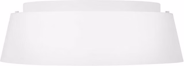 Loops 3 Bulb Flush Ceiling Light in Matte White with E14 60W LED Compatibility