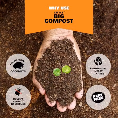Coco&Coir Coco Boost All Purpose Peat-Free Coco Soil for Indoor Plants, 75 l – 2
