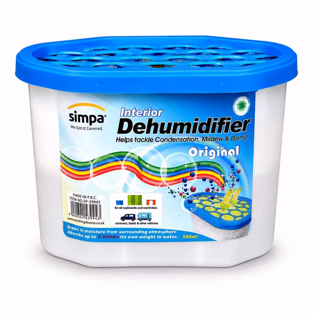 Simpa Interior Dehumidifier 500ml, 5 Pack, White – 2