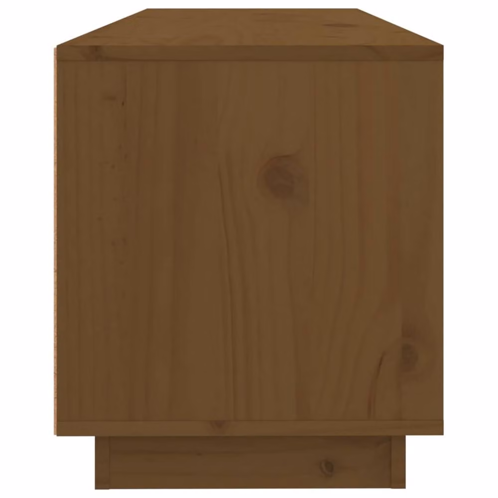 Berkfield Home Honey Brown Solid Wood Pine TV Cabinet W/D/H: 100 x 34 x 40 cm – 4