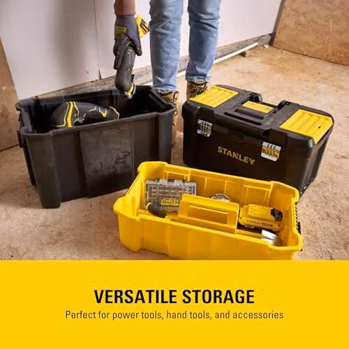Stanley Stackable Rolling Workshop Toolbox with Inserts, Black – 3