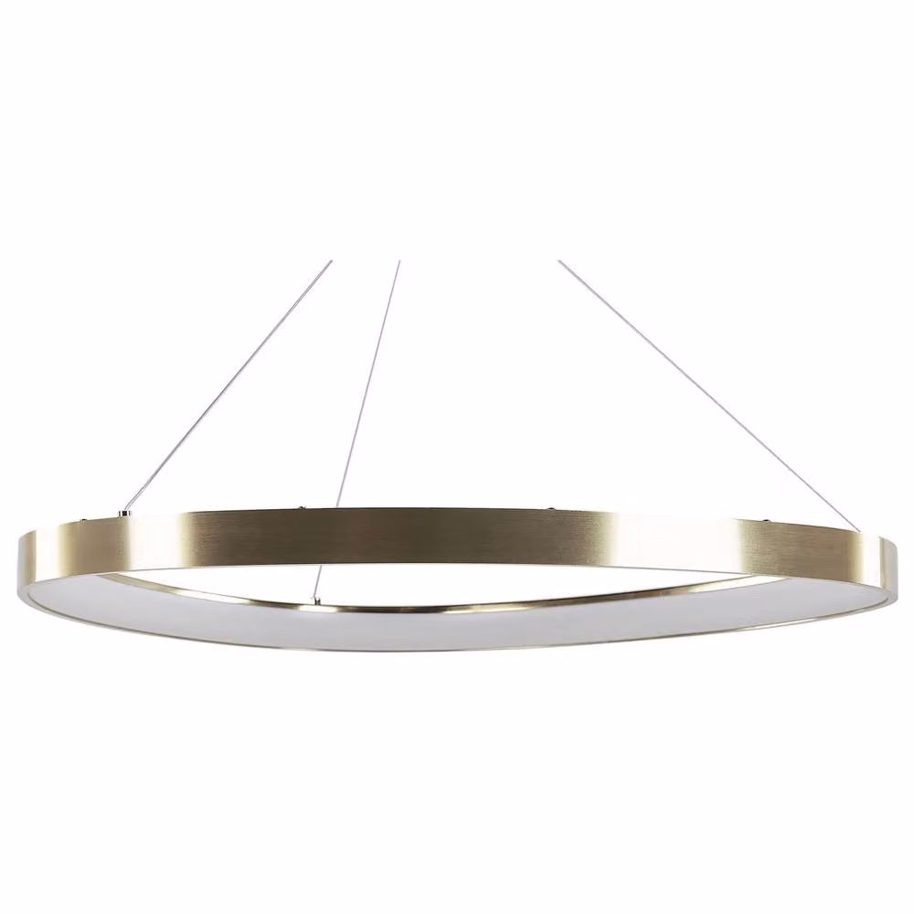 Wyld and Coco Round LED Pendant Lamp in Gold/Brass – 2