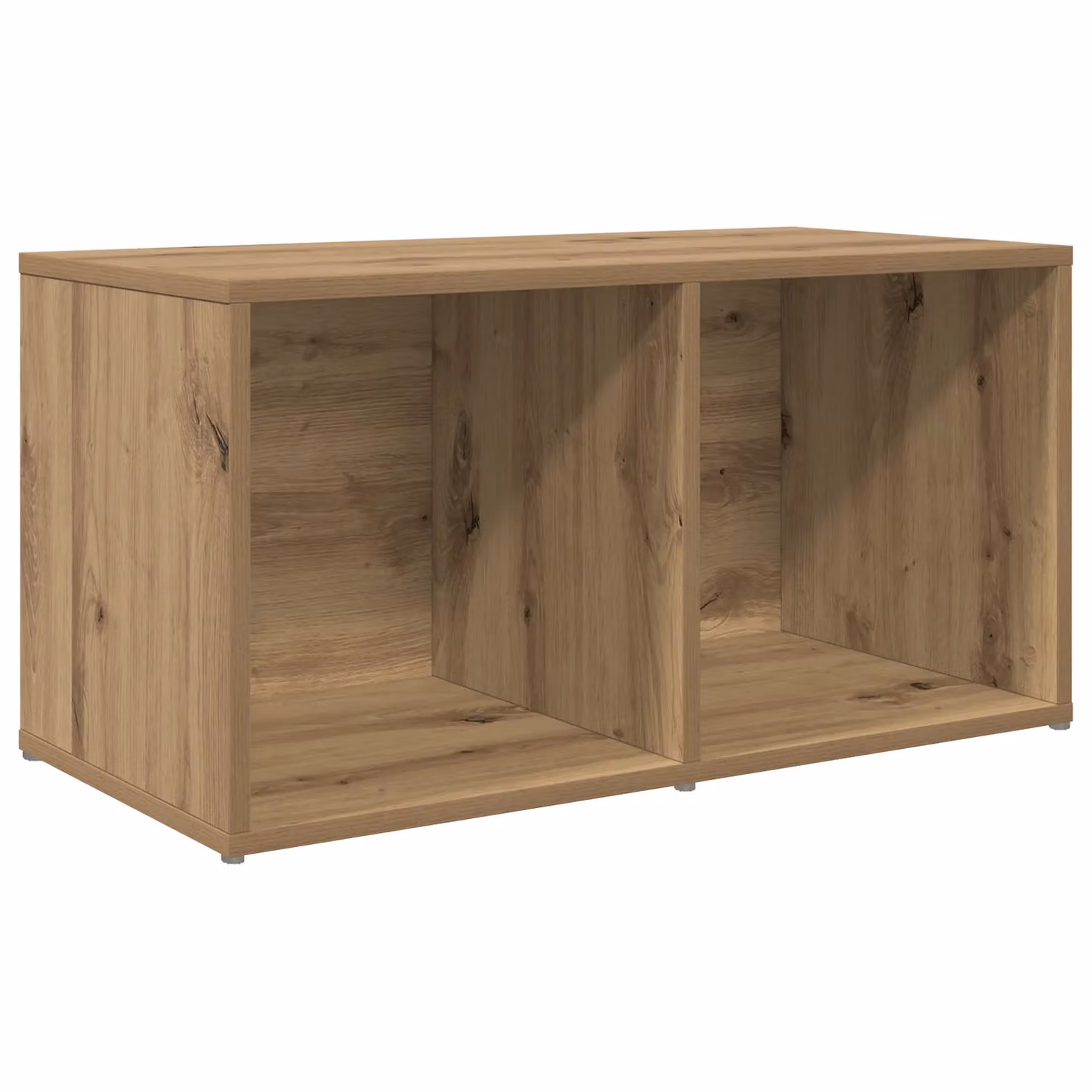 Berkfield Home TV Cabinet with Storage in Artisan Oak Brown Engineered Wood – 1