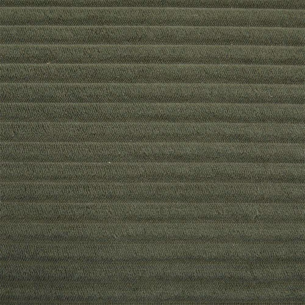 Direct Wicker Corduroy Upholstered Rocker Glider Chair with Footrest and Side Pocket in Green – 8