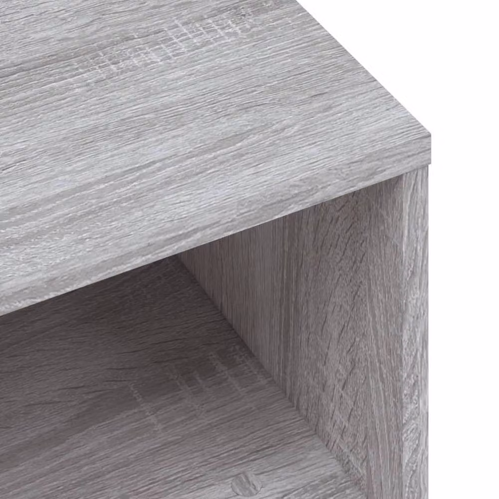 Berkfield Home Grey Sonoma TV Cabinet in Engineered Wood W/D/H: 120 x 34 x 37 cm – 4