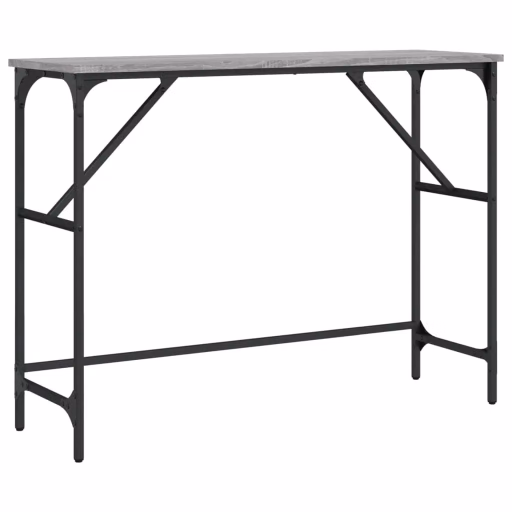 Berkfield Home Grey Sonoma Console Table, W/D/H: 100 x 32 x 75 cm – 2