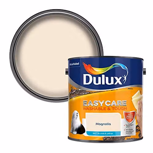 Dulux Easycare Washable and Tough Matt Emulsion Paint for Walls and Ceilings, Beige, 2.5 Litres – 1