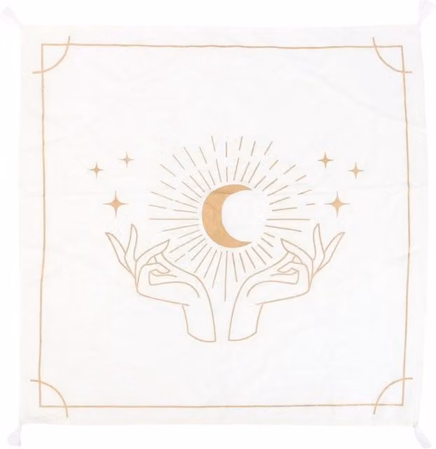 Something Different Mystical Hands Altar Cloth in Off-White