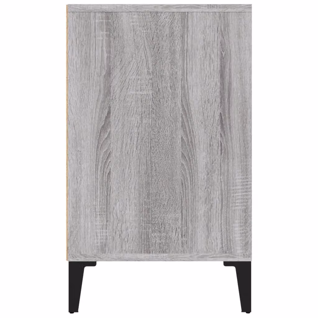 Berkfield Home Grey Sonoma Shoe Cabinet with Internal Shelves, W/D/H: 102 x 36 x 60 cm – 4