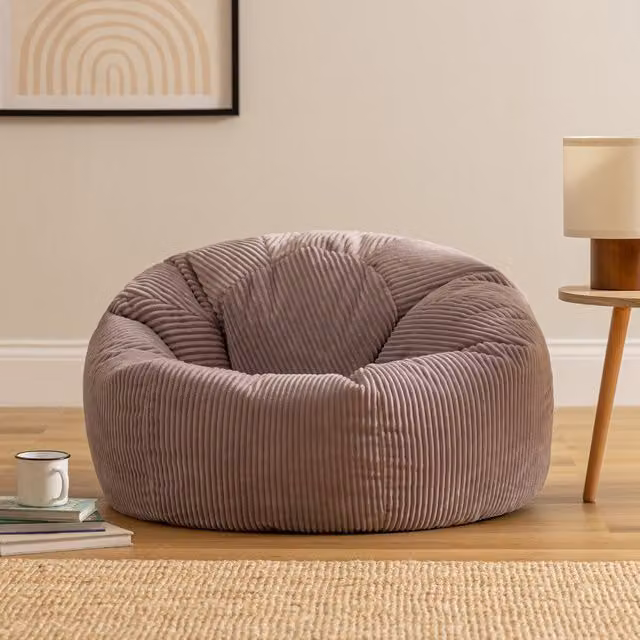 ICON Classic Cord Bean Bag in Purple
