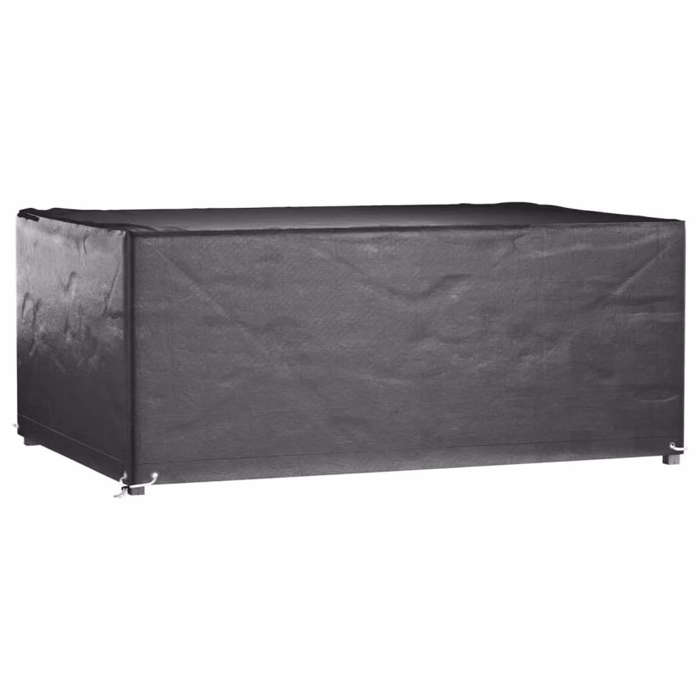 Berkfield Home Rectangular Garden Furniture Covers, 2 Pack, Black, W/D/H: 180 x 122 x 75 cm – 3