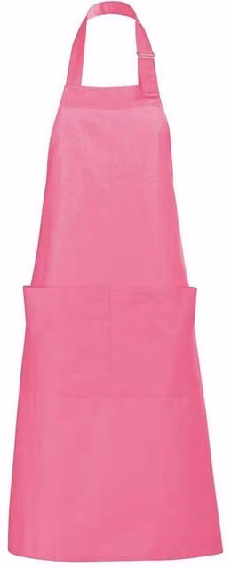 SOL'S Gala Long Length Apron in Bright Pink